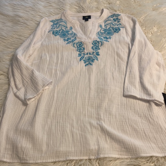 JM Collection Women’s Size 1X brand new with tag 100% cotton - Picture 7 of 12